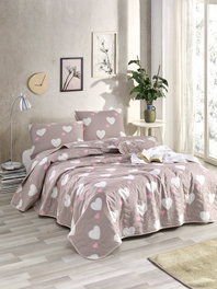 L'essentiel linge de maison Colcha individual Dusty Rose